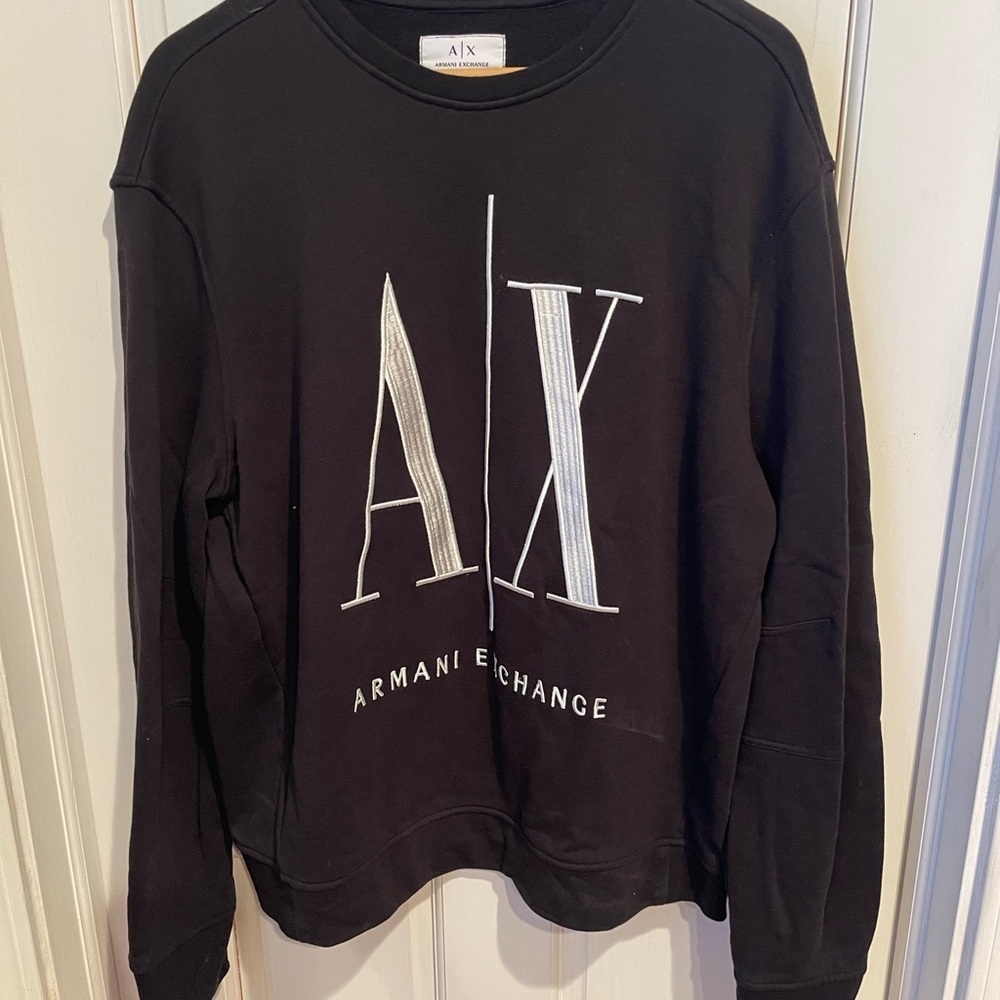 Armani Exchange Black Sweatshirt Men/Women L
